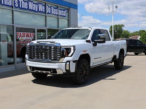Glacier White Tricoat 2026 GMC Sierra 2500 Denali