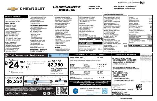 2026 Chevrolet Silverado 1500 LT Trail Boss