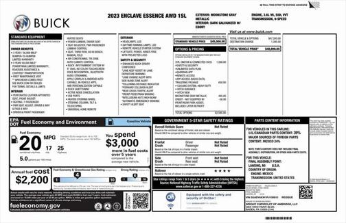 2023 Buick Enclave Essence AWD