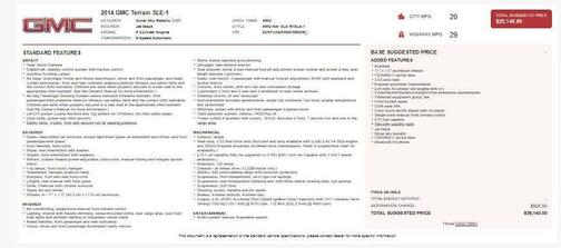 2014 GMC Terrain SLE-1