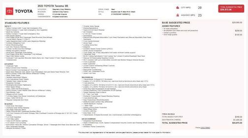 2023 Toyota Tacoma SR