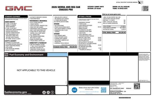 Summit White 2026 GMC Sierra 3500 Base