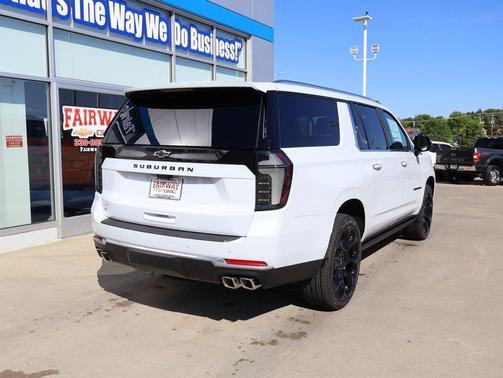 Polar White Tricoat 2026 Chevrolet Suburban High Country, 4WD