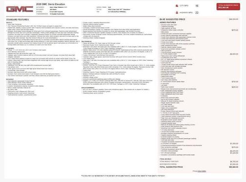 2020 GMC Sierra 1500 Elevation