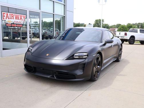 Black 2024 Porsche Taycan Turbo