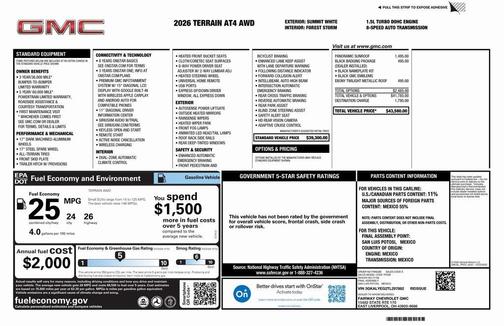 2026 GMC Terrain AWD AT4