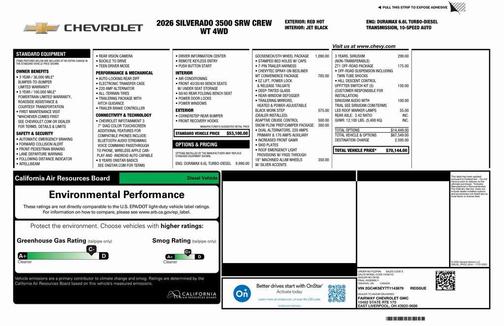 2026 Chevrolet Silverado 3500 WT