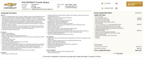 Torch Red 2018 Chevrolet Corvette Stingray