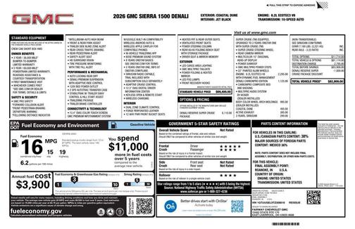 Coastal Dune 2026 GMC Sierra 1500 Denali