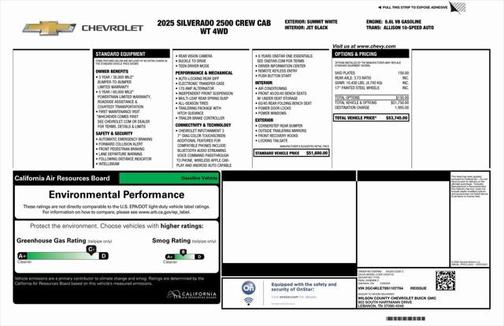 2025 Chevrolet Silverado 2500 WT