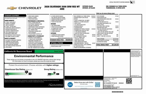 2026 Chevrolet Silverado 3500 WT