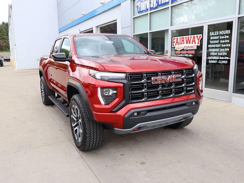 Volcanic Red Tintcoat 2024 GMC Canyon AT4