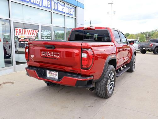 Volcanic Red Tintcoat 2024 GMC Canyon AT4