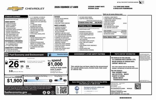 2026 Chevrolet Equinox 1LT