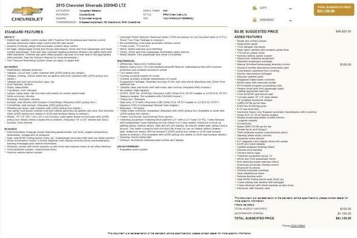 2015 Chevrolet Silverado 2500 LTZ