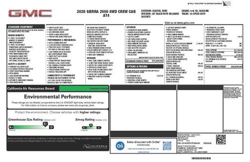 2026 GMC Sierra 2500 AT4