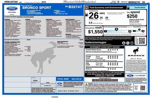 2021 Ford Bronco Sport Outer Banks