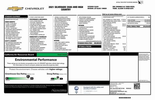 2021 Chevrolet Silverado 3500 High Country