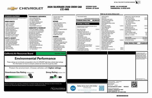 2026 Chevrolet Silverado 2500 LTZ