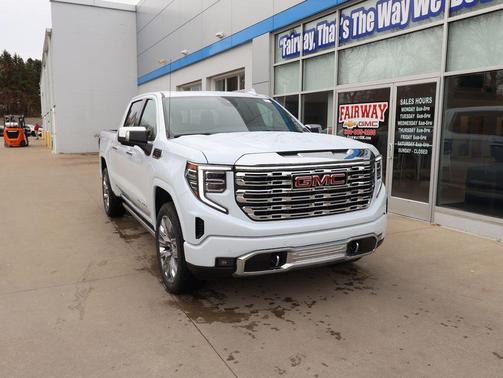 Glacier White Tricoat 2026 GMC Sierra 1500 Denali
