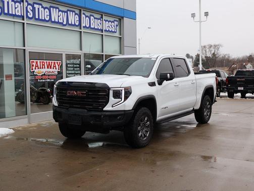 Summit White 2025 GMC Sierra 1500 AT4X