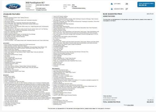 2022 Ford Explorer XLT