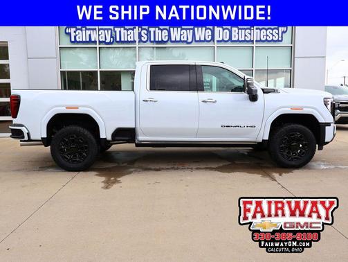 Glacier White Tricoat 2026 GMC Sierra 3500 Denali