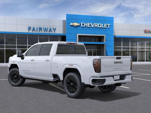 Glacier White Tricoat 2026 GMC Sierra 3500 Denali