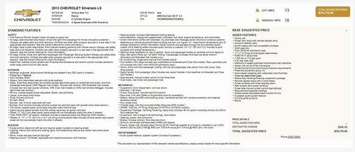 2013 Chevrolet Silverado 1500 LS