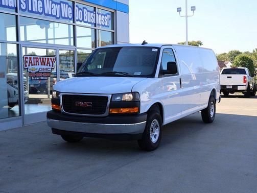 Summit White 2025 Chevrolet Express 3500 RWD 3500 Extended Wheelbase WT