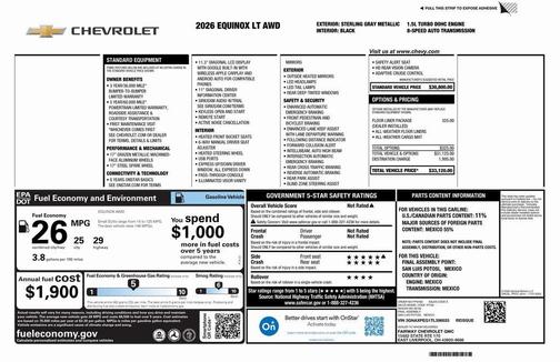 2026 Chevrolet Equinox 1LT