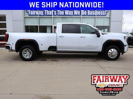 Glacier White Tricoat 2026 GMC Sierra 3500 Denali