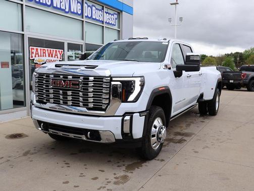 Glacier White Tricoat 2026 GMC Sierra 3500 Denali