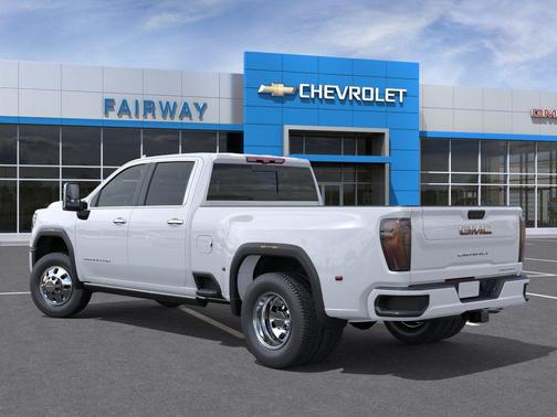 Glacier White Tricoat 2026 GMC Sierra 3500 Denali