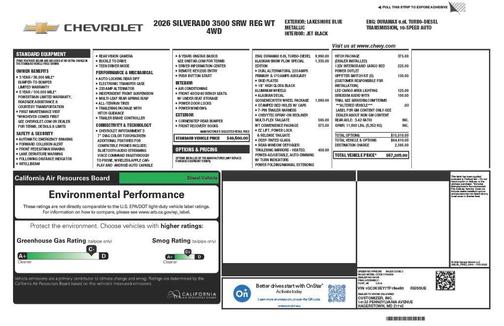 2026 Chevrolet Silverado 3500 WT
