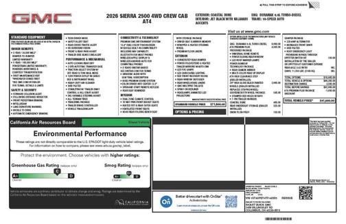 2026 GMC Sierra 2500 AT4