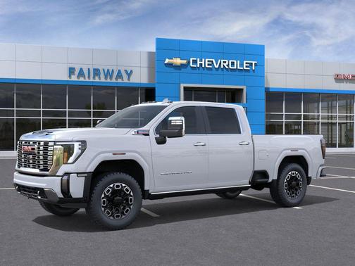Glacier White Tricoat 2026 GMC Sierra 3500 Denali