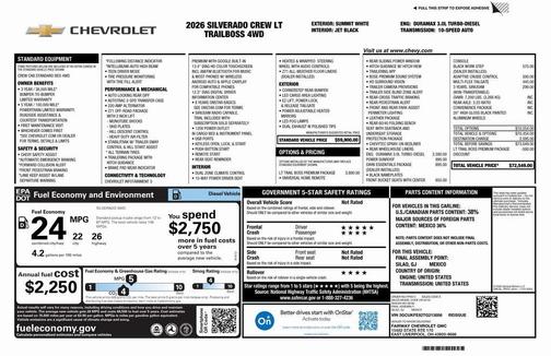 2026 Chevrolet Silverado 1500 LT Trail Boss
