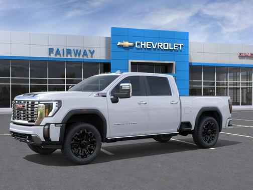 Glacier White Tricoat 2026 GMC Sierra 2500 Denali