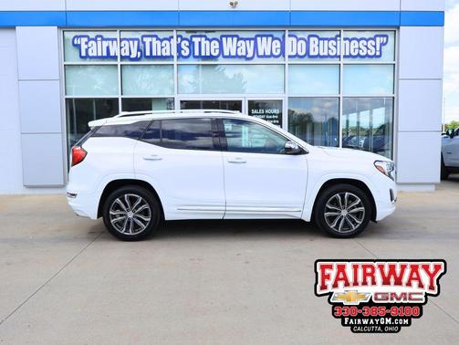 Summit White 2018 GMC Terrain Denali
