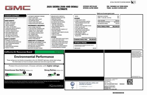 2025 GMC Sierra 2500 Denali Ultimate