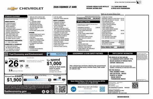 2026 Chevrolet Equinox 1LT