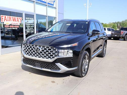 Twilight Black 2022 Hyundai SANTA FE SEL 2.4