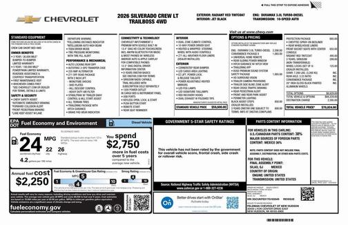 2026 Chevrolet Silverado 1500 LT Trail Boss