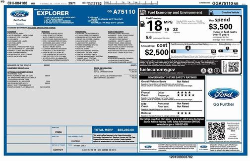 2016 Ford Explorer Platinum