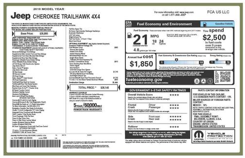 2018 Jeep Cherokee Trailhawk