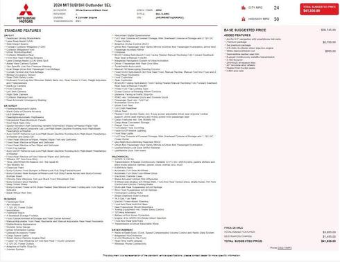 2024 Mitsubishi Outlander SEL 2.5 S-AWC