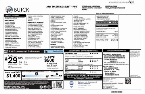 2021 Buick Encore GX Select