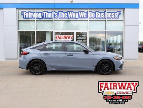 Sonic Gray Pearl 2024 Honda Civic Sport