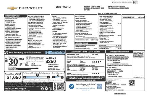 2026 Chevrolet Trax LT